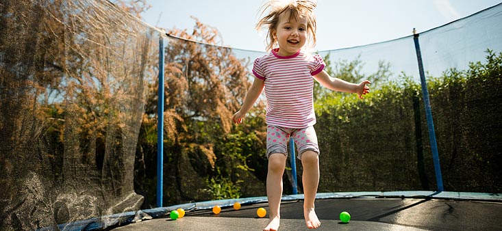 trampoline pour enfant