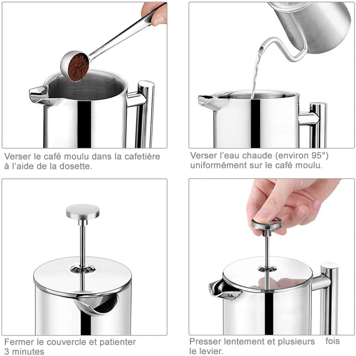 Comment fonctionne la cafetière à piston ?