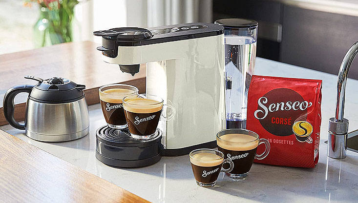 Machine à café combinée filtre et expresso