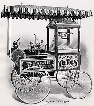 Machine à pop-corn de Charles Cretors