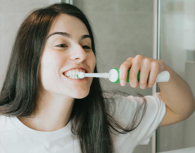 Guide brosse à dents électrique