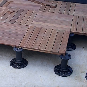 Créer une terrasse sur plots