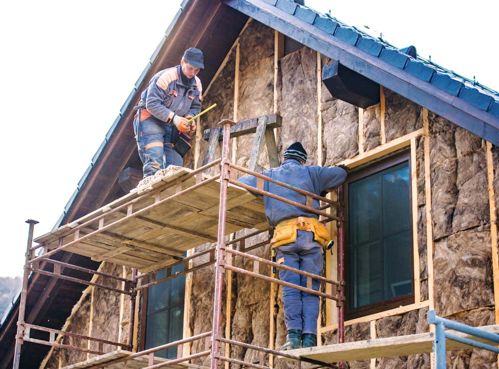 Isolation d'une maison par l'extérieur