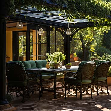 pergola végétalisée