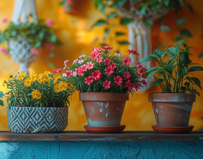 intérieur cosy avec des plantes