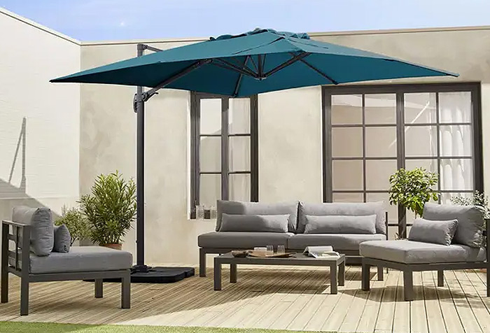 installation d'un parasol déporté